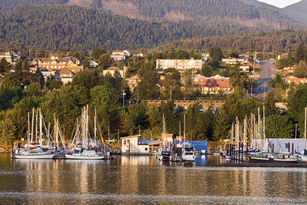 Ladysmith from water Ladysmith from water